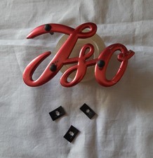 ISO DIVA,ISO MILANO,DIVA,ISO SCOOTER,LOGO CORSIVO PER SCUDO,ORIGINALE,RARO ROSSO