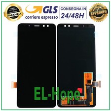 DISPLAY LCD OLED PARI ORIGINALE SAMSUNG GALAXY A8 SM A530F TOUCH SCHERMO VETRO