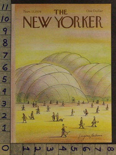 1978 new yorker - vintage, art