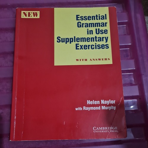 Essential grammar use - essential, in