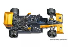 Modellino in plastica 1/12 Lotus 99T 1987 Monaco GP Winner BX12001