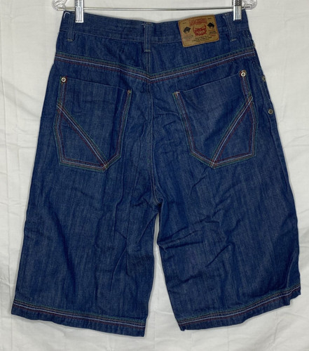 Pantaloncini jeans denim - , blu