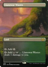 Llanowar wastes borderless - llanowar,