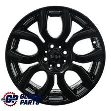 Mini Cooper R50 R55 R56 Cerchio in lega nero 17" 7J ET:48 Raggi fiamma 97