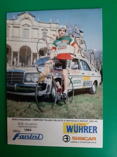 Cyclisme carte cycliste berto - carte,