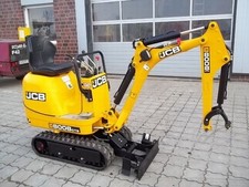 JCB 8008 Cts Micro Escavatore Decalcomania Set Con Safty Avvertimento