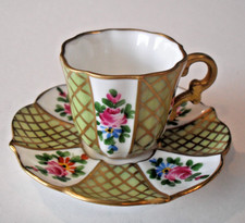 Peint Main Limoges -Teacup