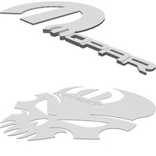 Targa Logo Mopar per Raduni