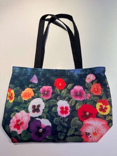 Borsa tote salamander pansy - tote,