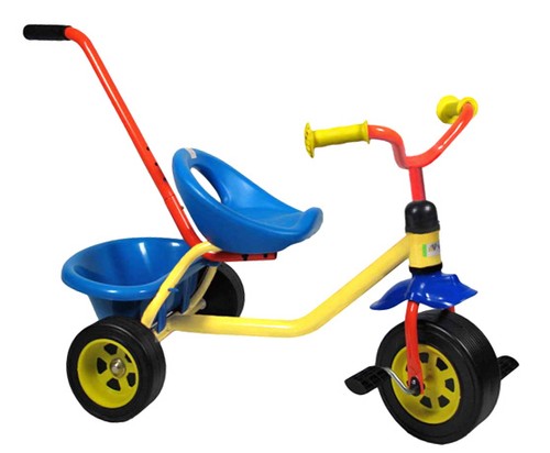 Triciclo con maniglia telaio - con,