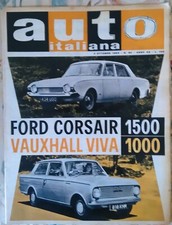 AUTO ITALIANA  N°40 3 OTTOBRE 1963 FORD CORSAIR 1500 - VAUXHALL VIVA 1000
