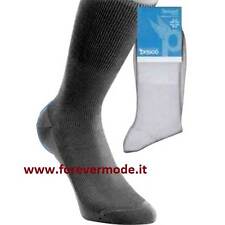6 paia Calze uomo Prisco Sanitarie corte in filo a costa sottile art Saniset C