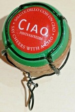 Capsula Verde con tappo in sughero Spumante Fontanafredda Ciao 