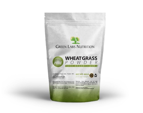 Erba grano bio polvere - erba,