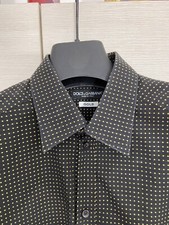 CAMICIA D&G DOLCE & GABBANA UOMO Modello Gold, COL. Nero/oro, TG.40