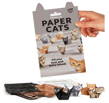 Gatti di Carta Fai da Te, Kit Origami per Gatti di Carta, Divertente Attività Artigianale per Adulti e Bambini