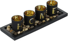 Portacandele, Set Con Vassoio