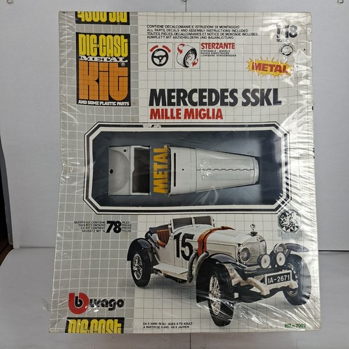 Burago mercedes sskl miller - mercedes,