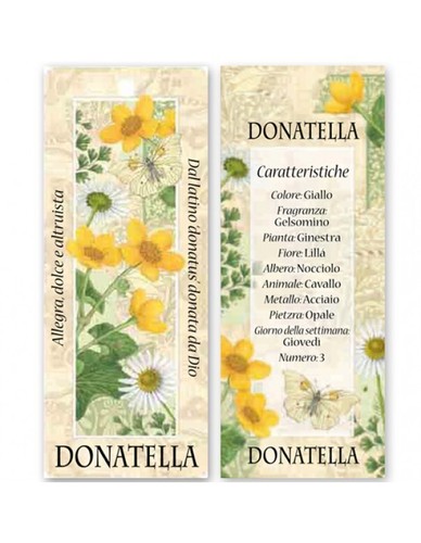 Segnalibro donatella - segnalibro,