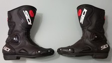 Stivali moto uomo TG.44, SIDI VB22 Neri. Usati Una Sola Volta.