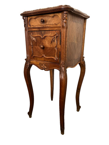 Tavolino comodino piano - , marmo