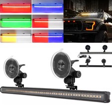 Luci stroboscopiche LED 48LED parabrezza auto emergenza tetto top lampada flash luce auto