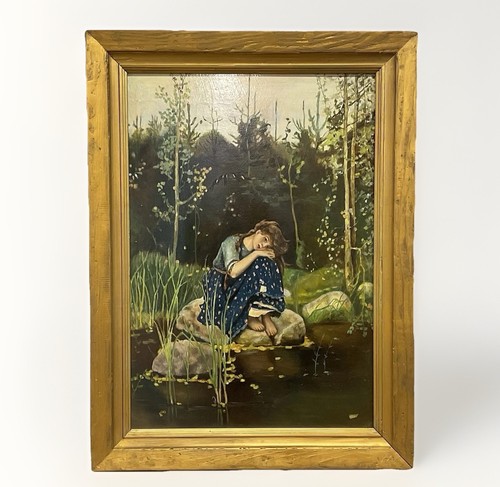 Olio tavola giovane - tavola, ragazza