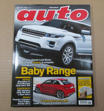 Rivista AUTO agosto 2010 Land Rover Evoque Mercedes CL Ford Mondeo Opel Astra