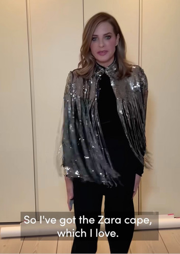 Cappotto zara trinny sequin - zara,