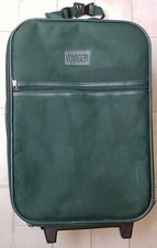 Trolley in poliestere Cabina Valigia SemiRigida Bagaglio a Mano Verde VOYAGER