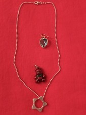 Girocollo in ARGENTO VINTAGE+ CIONDOLO ORSETTO + ORECCHINO