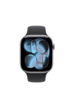 Apple Watch Series 11 2025 GPS 42mm Jet Black Aluminium Case Sport Band S/M Nero