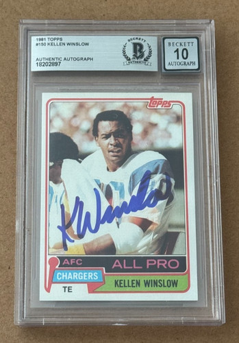 Kellen winslow firmato 1981 - kellen,