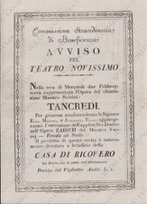 1830c VENEZIA Teatro Novissimo