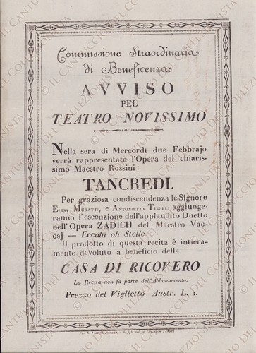 1830c venezia teatro novissimo - 1830c,
