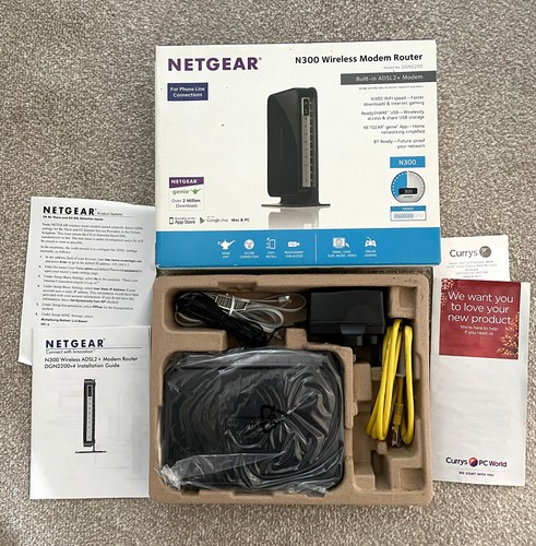 Netgear n300 dgn2200 modem - netgear,