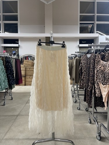 Gonna pieghe tulle color - in,