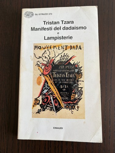 Tristan tzara manifesti del - tristan,