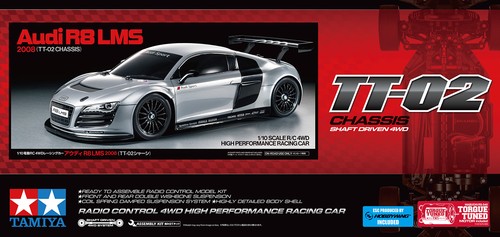 Tamiya audi lms 2008 - tamiya,