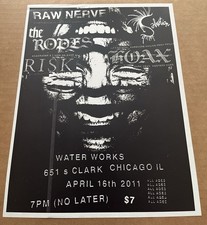 raro volantino RAW NERVE / THE