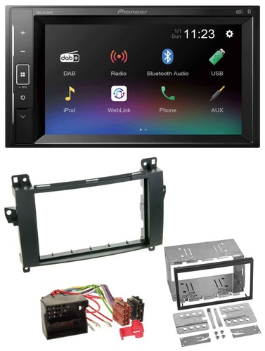 Pioneer dab mp3 2din bluetooth - mp3,
