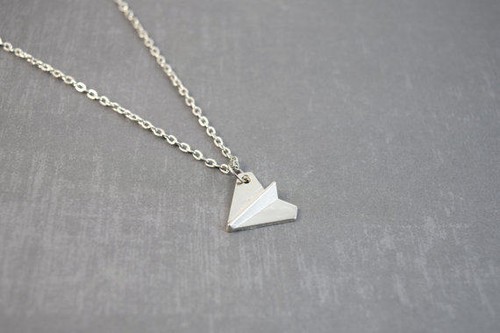 Collana con ciondolo aereo - , di