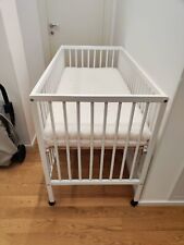 Letto per neonato in faggio bianco New Borne Absorba 60*120 + materasso