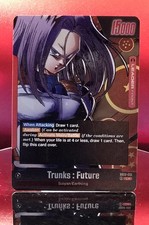 Dragon Ball Super Fusion World Trunks: Futuro SB02-001 Leader Arte Personalizzata