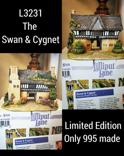 Rare lilliput lane swan - lilliput,