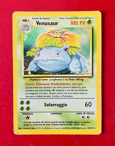 Lotto carte pokemon venusaur - pokemon,