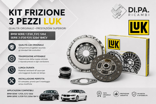 Kit frizione pezzi - frizione, luk