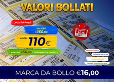 Marche da Bollo €16,00 –