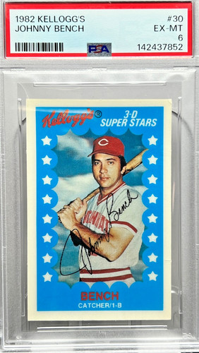 Johnny bench 1982 kellog - johnny,