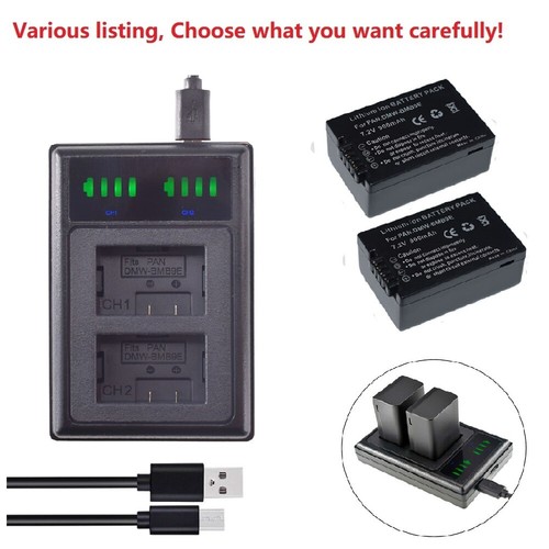 Dmw bmb9 batteria caricatore - dmw-bmb9, o